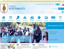 Tablet Screenshot of kostomloty.pl